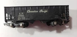 American Flyer Canadian Pacific Hopper Car, 89065, Black, Link Couplers, Vg. Fixed Price $5.00.