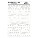 Woodland Scenics Dry Transfer Decals MG735 Extended Gothic R.r. White. Fixed Price $8.79.
