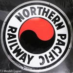 Microscale Metal #10013 Northern Pacific (die Cut, Embossed Sign). Fixed Price $12.35.
