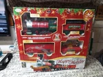 Eztec Happy Holidays Express 29 Piece Christmas Train Set Box Car. Fixed Price $27.00.