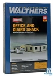 Walthers 933-3517 Office & Guard Shack Kit Ho Scale Train. Fixed Price $18.99.