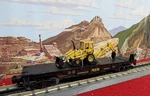 Rail King Mth Semi Scale Flat Car With Backhoe RK7606L. Fixed Price $29.95.