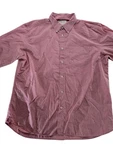 Remington 1816 Shirt Mens Xl Red Micro Gingham Button Down Long Sleeve Cotton. Fixed Price $12.92.