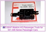 New 300470 M Rklin Ho Passenger Truck For 346/1 Thru 346/6 Coaches Stepped Axles. Fixed Price $22.22.
