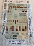 Ho Microscale Decals 87-854 Duluth Missabe & Iron Range Cabooses Nip. Fixed Price $13.99.