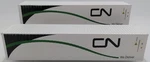 Menards 279-4660 Gauge Canadian National 40' Containers (2-PACK) Ex. Fixed Price $29.99.