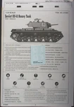 Trumpeter 1/35TH Scale Soviet KV-8 Decals & Directions From Kit No. 01565. Fixed Price $6.49.