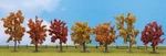 Noch - Trees Height 8 To 10 Cm In Autumn Colors NOC25070. Fixed Price $29.45.