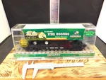 Rare Menards Steel Roofing Trailer Flatcar Orig Package Lionel Compatible. Fixed Price $66.01.