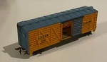 1975 Ho Gauge N. P. & W. Laramie Orange/blue Cattle Car No. 53412 By Tyco. Fixed Price $9.96.
