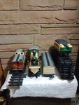 Sizes. Greatland Express Train Set Vintage. Used & Being Sold For Parts. Fixed Price $100.00.