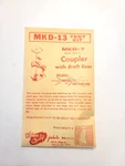 Kadee MKD-13 Ho MKD-7 Test Kit Coupler W/draft Gear New. Fixed Price $12.00.