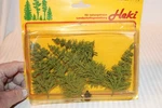 Ho Scale Heki, Set Of Flocked Green Pine Trees 3.75" Tall Bnos. Fixed Price $24.00.