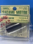 Nwsl Sagami 12253-9 12X25MM 12VDC 15X1.5 Double Shaft Motor Nos. Fixed Price $39.99.