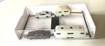 New Scale Wiking 92211 Two 1960'S Cars (1-CHEVY & 1-OPEL) With Camper Trailers. Fixed Price $16.95.