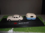 Mailbu Interational Jaguar MK11 With Caravan #60097. Fixed Price $16.95.