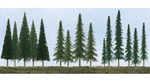 Jtt Evergreen Tree Bulk Pack 2-1/2 6IN 6.4 15.2CM PKG(90) 92118. Fixed Price $111.98.