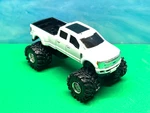 1/64 Custom Ford F350 Crew Cab, G-6 Lift Kit Farm Toy Ertl Large Swamp Mud Tires. Fixed Price $60.00.