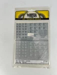 Woodland Scenics Ho Scale Decal Box Car Data Gothic Black/white DT602. Fixed Price $7.99.