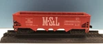 Maisto Gauge #541080 Minneapolis & Louis N-scale Red Train Hopper Car. Fixed Price $5.98.