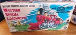Vintage 1960S Western Special Locomotive Tin Train Modern Toys Japan Untested. Fixed Price $45.00.
