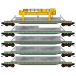 Micro-trains Z Scale Up Mow Concrete Weathered Tie-loader 5-PK 994 02 271. Fixed Price $147.26.