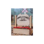 Osborn Model Kits 3021 Scale Welcome Sign (pack Of 2). Fixed Price $7.69.