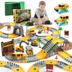 264 Pcs Construction Race Tracks For Kids Toys, Glow In The Dark Magic Se.... Fixed Price $35.99.