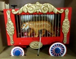 Vintage Bachmann Scale 92702 Cage Wagon With Tiger. Fixed Price $39.95.