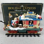 New Bright Holiday Express Animated Train Car Santa Mailbox No. 384-1. Fixed Price $44.87.