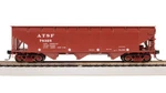 Broadway Limited 7370 Scale Atsf Aar 70-TON Triple Hopper (pack Of 4). Fixed Price $103.69.