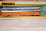 Ho Scale Bachmann, 57' Covered Coil Car, Bessemer & Lake Erie Yellow #31002 1234. Fixed Price $24.00.