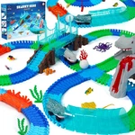 Usa Toyz Shark Car Seas Tracks Playset 225 Pieces. Fixed Price $36.99.