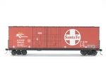 Roundhouse Santa Fe 50FT Hi-cube Offset 2D Pd Box Car #501127 +kadee Xlnt Cnd. Fixed Price $13.99.