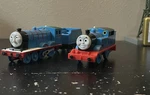 & Friends Trackmaster Edward And Thomas(not Working). Fixed Price $10.00.