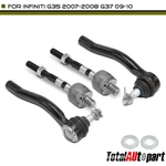 4X Tie Rod End For Infiniti G35 2007-2008 G37 09-10 Sedan Rear Wheel Drive Front. Fixed Price $54.99.
