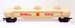 Tyco Ho Gauge Domed 62' Shell TCP/2 Fuel Tanker Car - #UTLX99939 9B5. Fixed Price $10.95.