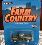 1:64 Ertl Farm Country 4347 1950 Chevy Pickup Green Nos. Fixed Price $7.95.