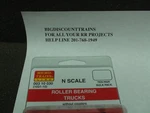 Micro-trains 030 Roller Bearing Trucks (1031-10) Black Ten Pair Bulk Pack. Fixed Price $62.95.
