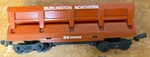 Vtg Mattel Hot Wheels Freight Train Side Dump Car Burlington Northern Bn 965108. Fixed Price $46.00.