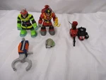 Fisher Price Rescue Heroes Billy Blazes Sergeant Siren Fireman Red Hose. Fixed Price $15.93.
