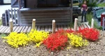 Bachmann 31034 Scene Scapes 6MM Yellow And Red Tufts (pack Of 100). Fixed Price $13.66.