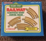 Tootsietoy Sesame Street Wooden Train Short Curved Tracks. Brio & Thomas!. Fixed Price $5.99.