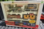 New Bright Timber Wolf & Redwood Starter Train Set, 1992, Lights, Sounds. Fixed Price $38.00.