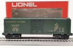 Lionel, O, 6-9742, Minneapolis & St. Louis, Box Car, #9742, C-8, Ln/ob. Fixed Price $17.00.
