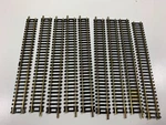 Vintage Lot Of 9 Train Brass Straight Tracks Ho Scale - Mixed Brands Bachmann. Fixed Price $24.99.