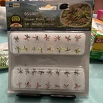 Jtt Ho Scale Flowering Plants 30PK 3/8IN Painted Plastic Scenery 95548. Fixed Price $10.49.