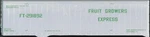 Ho Athearn Kit 40' Pack Semi-trailer Fruit Growers Express/fge/ft 291892 Nip. Fixed Price $11.99.
