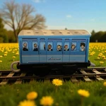 Blue 'annie' Passenger Car - Thomas The Train & Friends 2013 Mattel (THOM10). Fixed Price $5.24.
