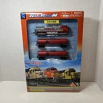 New-ray Railroad Scale Santa Fe C44-9W Diecast Battery Operated Train Set. Fixed Price $97.49.